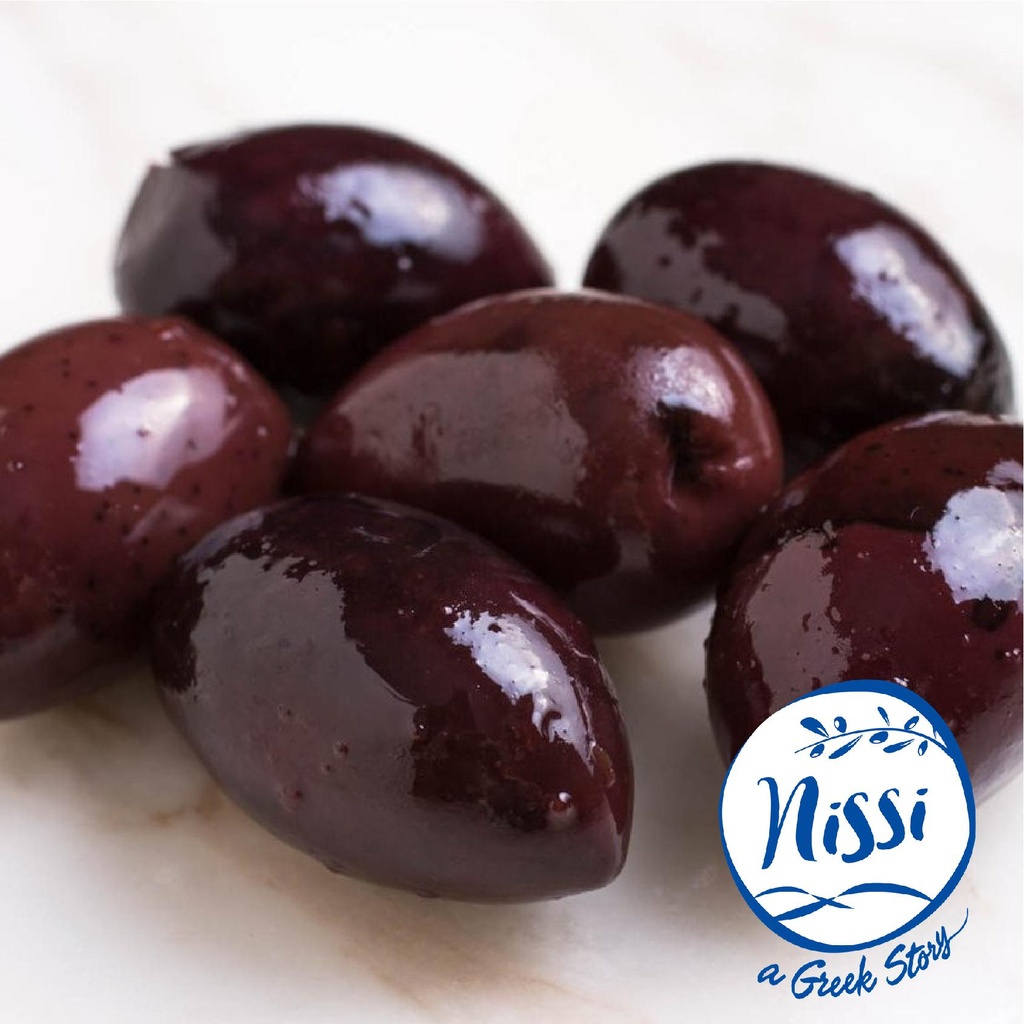 Organic Greek Nissi Kalamon Olives Large (with Pit) kg