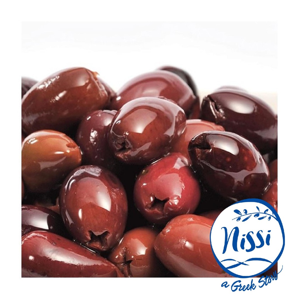 Organic Greek Nissi Kalamon Olives Large (without Pit) kg