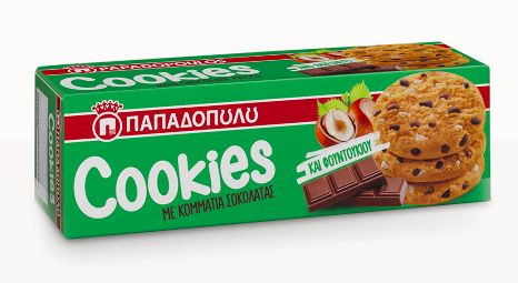 Cookies with Hazelnut & Chocolate Pieces 180g